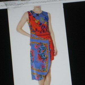 DESIGUAL DRESS MULTICOLOR SUMMER SPRING SZ USA 12 EUR 46 NEW